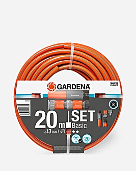 Gardena 20m Hose Set with Fittings