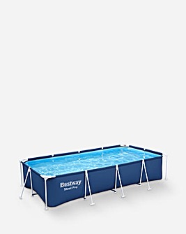 Bestway Steel Pro 13.1ft Outdoor Swimming Pool Set with Filter Pump