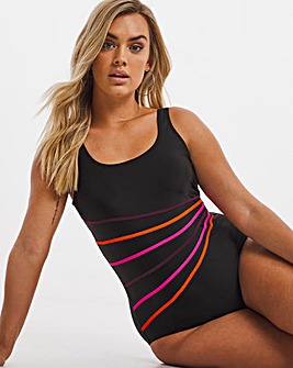 Sports Piping Swimsuit
