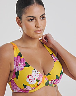 Figleaves Panama Underwired Plunge Bikini Top