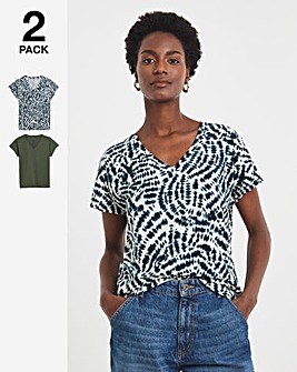 2 Pack V Neck T-Shirt