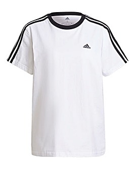 adidas 3 Stripes Boyfriend T-Shirt