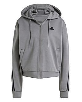 adidas 3 Stripes Full Zip Hoodie