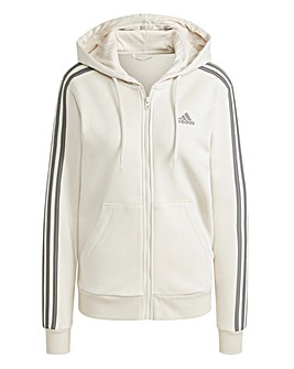 adidas 3 Stripes Full Zip Hoodie