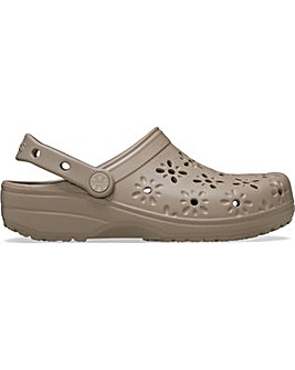 Crocs Classic Floral Cut Out Clog
