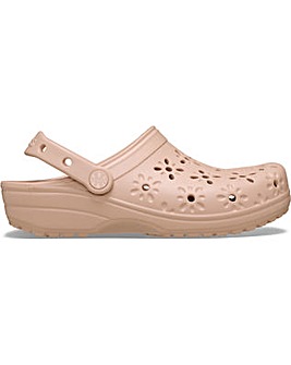Crocs Classic Floral Cut Out Clog