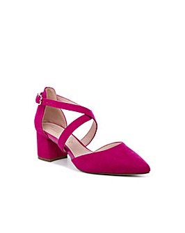 Paradox London Ffion Wide E Fit Block Heel