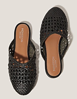 Monsoon Bella Leather Slipper Sandals
