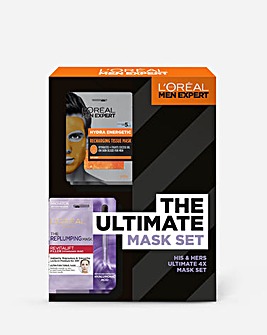 L'Oreal Men Expert & L'Oreal Paris The Ultimate Mask Gift Set