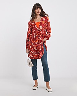 Joe Browns Paisley Long Sleeve Jersey Tunic