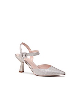 Paradox London Tempest Flared Heel Ankle Strap Shoes