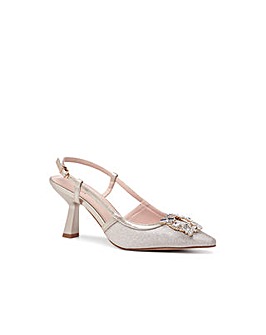 Paradox London Tara Slingback Court Shoes