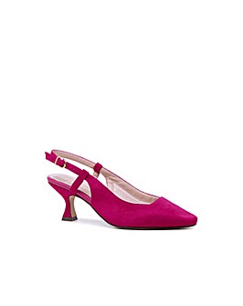 Paradox London Fervora Wide E Fit Court Shoes