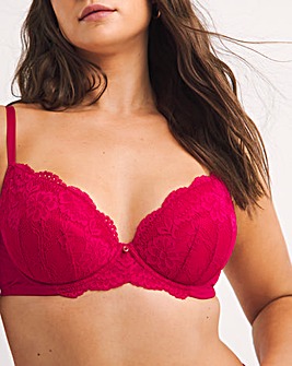 Ann Summers Sexy Lace Planet Plunge Bra Red