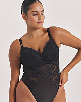 Ann Summers Sexy Lace Planet Body Black