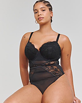 Ann Summers Sexy Lace Planet Body Black