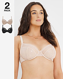 Dorina Curves Rena 2 Pack Full Cup Bras