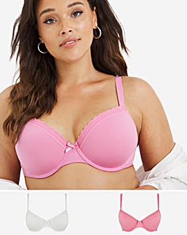 Dorina Curves Lila 2 Pack Wired T Shirt Bras
