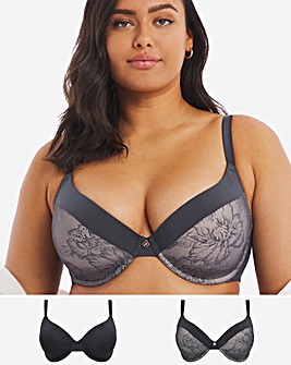 Dorina Curves Alice 2 Pack Full Cup Wired Bras