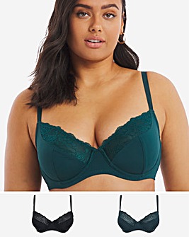 Dorina Curves Levy 2Pack Full Cup Bras