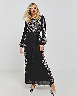 Joanna Hope Beaded Maxi Dress