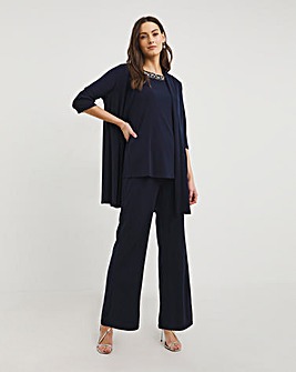 Joanna Hope Luxe Jersey Palazzo Trousers Petite