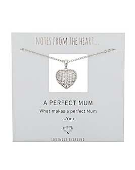 A Perfect Mum Heart Pendant