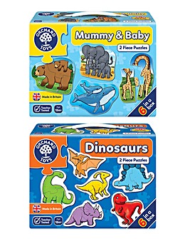 Orchard Toys Animals for Early Learners 2 Pack Puzzle