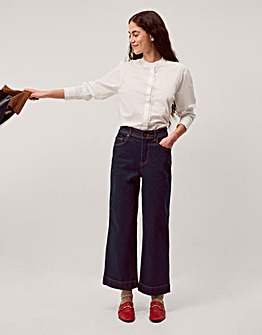 Monsoon Hallie Crop Wide Leg Jeans