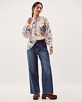 Monsoon Jada Floral Print Blouse