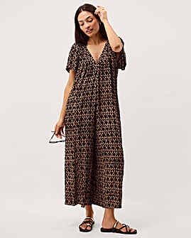 Monsoon Arti Print Wide Leg Jumpsuit
