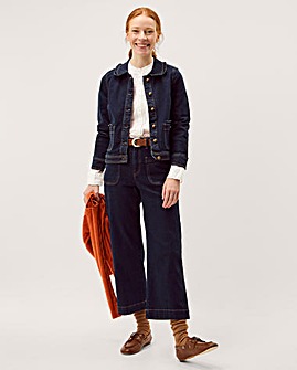 Monsoon Sadie Frill Denim Jacket