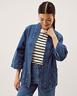 Monsoon Lorna Kimono Denim Jacket
