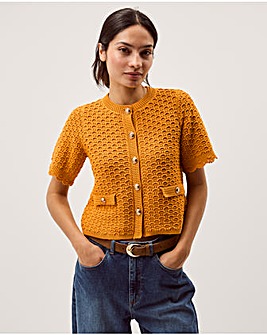 Monsoon Sarna Textured Knit Cardigan