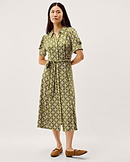 Monsoon Kalani Jersey Midi Shirt Dress