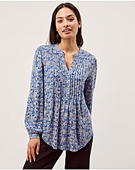 Monsoon Nina Floral Jersey Blouse