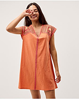 Monsoon Juliet Embroidered Mini Kaftan