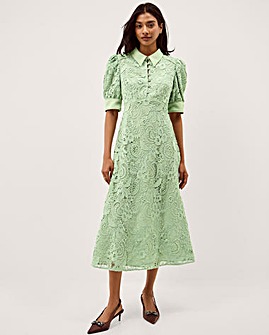 Monsoon Bridget Lace Midi Dress