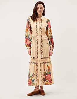 Monsoon Rosaleigh Floral Maxi Dress
