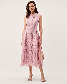 Monsoon Lydia Sleeveless Lace Midi Dress