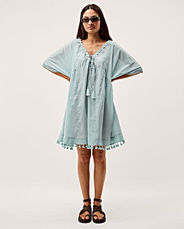 Monsoon Astrid Tassel Mini Kaftan