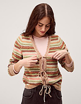 Monsoon Fran Fair Isle Cardigan