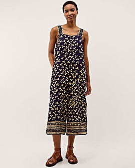 Monsoon Clover Print Culotte Jumpsuit