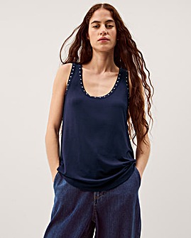 Monsoon Sabia Stud Jersey Cami Top