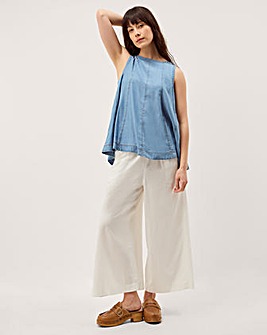 Monsoon Maisie Crop Wide Leg Trousers