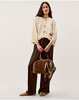 Monsoon Caryn Cotton Blend Cardigan