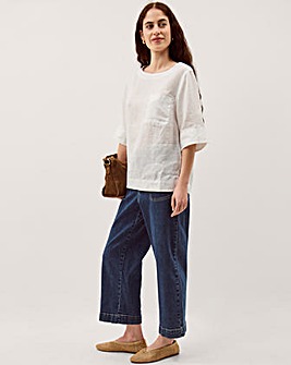 Monsoon Ingrid Linen Top