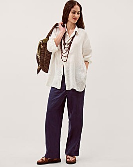 Monsoon Lucy Short Linen Trousers