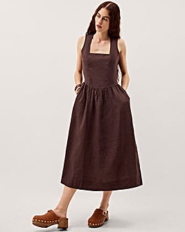 Monsoon Lily Square Neck Midi Dress