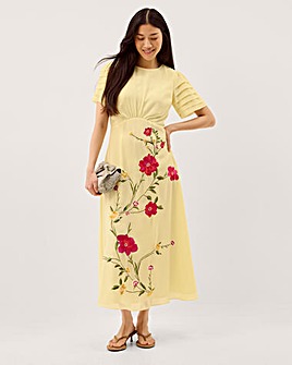Monsoon Jocelyn Floral Midi Dress